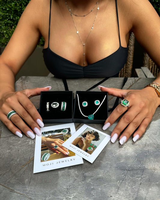 Inel Celina Emerald
